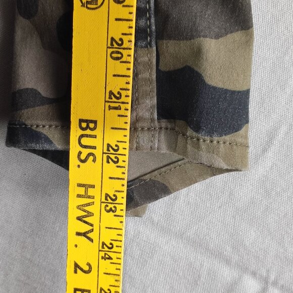 George capri pants women's size 16 camouflage pattern green and brown colour - Picture 11 of 13